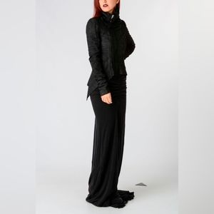 Rick Owens Lilies maxi skirt black BNWT